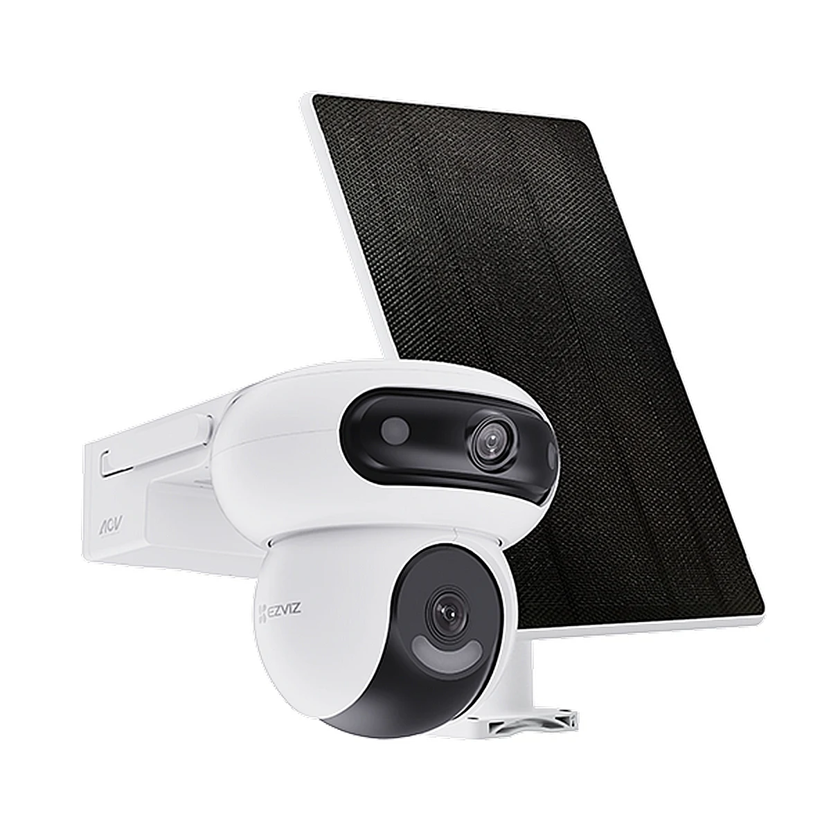 HB90 DUAL KIT EZVIZ HB90 DUAL KIT DUAL-LENS ALL-DAY RECORDING WI-FI CAMERA + SOLAR PANEL 8W2K⁺ & 2K⁺ CáMARA WI-FI CON GRABACIóN DURANTE TODO EL DíA Y DOBLE LENTE + PANEL SOLAR DE 8 W